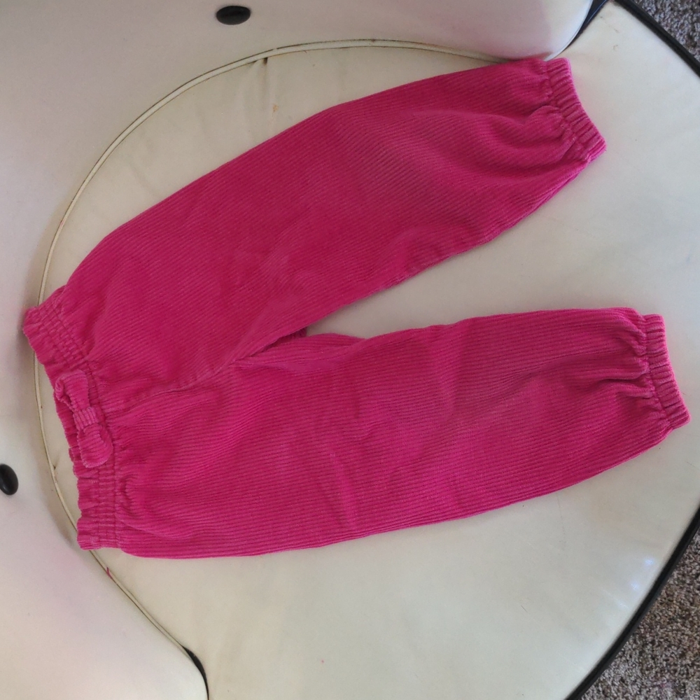 Pink corduroy pants-3t